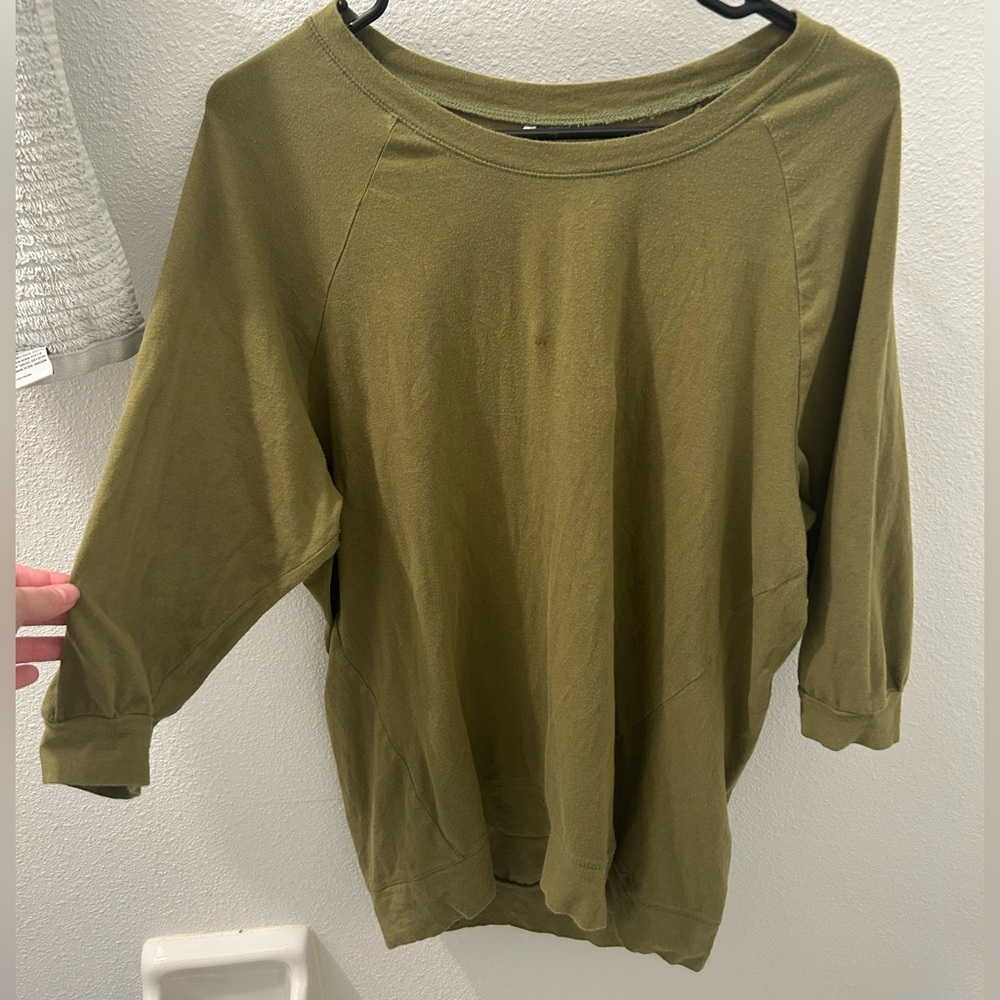 Oversized Olive Green Top (2014)